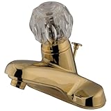 Kingston Brass KB522B Single Handle 4 in. Centerset Lavatory Faucet with Brass Pop-up