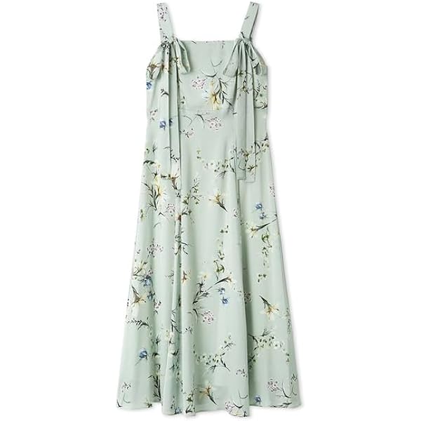 Amazon.co.jp: [フレイ アイディー] ボウタイプリーツプリントワンピ