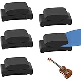 YuanVQuanWee ギター ピック ホルダー クリップ ケース 収納 固定 ギターアイテム 紛失防止 ホルダー はさみ 収納 5個セット