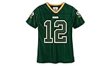 アーロン・ロジャースグリーンベイ・パッカーズGirls Green Glitter Jersey グリーン