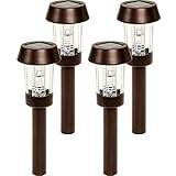 Westinghouse 758104-78 Pinnington Solar Pathlight Set, 4-Piece [並行輸入品]