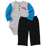 Carter's （カーターズ） :: ロンパース ボディスーツ パンツ セット :: 2-Piece Bodysuit Pant Set :: NB (Newborn) :: 3.6kg (新生児)