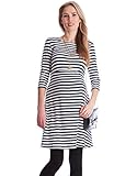 Seraphine セラフィン マタニティワンピース Nadia ノーティカルストライプマタニティ・ナーシングワンピース UKサイズ18 ネイビー/アイボリー 授乳対応