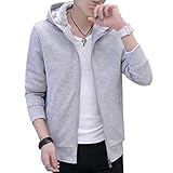 [Anzn] パーカー メンズ 裏起毛 春秋冬 パーカー 長袖 フード付 かっこいい ジップアップコート カーディガン メンズ gary-x