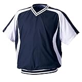 ZETT(ゼット) 野球 長袖Ｖネックジャンパー 防寒用 BOV300 ネイビーXホワイト(2911) 2XO