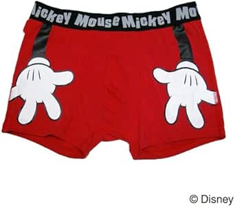 Amazon ボクサーパンツ Disney ディズニー ミッキーマウス レッド Lサイズ ボクサー 通販