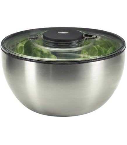 Amazon｜OXO クリアサラダスピナー(大) 1201480｜サラダスピナー