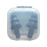 ヘルスケア ソフト 耳栓 旅行 睡眠 騒音低減 イヤプラグ 予防耳栓 ブラック