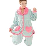 （コージーエージ）CozyAge マタニティパジャマ パジャマセット ボアパジャマ 妊婦服 授乳服 授乳口付き 産前産後 ウエスト調節可 フリース 前開き 折り襟カラフル 長袖 可愛い 厚手 2017