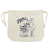 (ブーフーウー) BOO FOO WOO 【SUPER BOO HOMES】SESAME　刺繍巾着 ブルー(BL) FREE