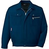 (ジチョウドウ)Jichodo 84100 長袖ブルゾン(春夏用) LL 11：ネイビー [ウェア&シューズ]