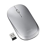 BSMBW330NSV(ノーマル/シルバー) USB BlueLED光学式マウス 3ボタン