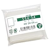 OPP袋 シール用 スリーブ テープなし 国産 54x54mm 100枚 S5.4-5.4 [M便 1/5]