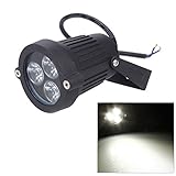 Lixada 9W AC85-265V 3LEDs 芝生ライト　スポットライト ステーク付き IP65　屋外、庭、池、公園
