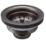 Keeney真鍮Sink Strainer with固定支柱ステンレススチールバスケット N/A K5435VB 1