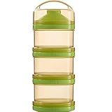Baby Food Bottle - Storage Container - Non-Spill Baby Milk Powder Dispenser (green) by STRAUS