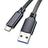 USB Type-C ケーブル 0.5M USB-A to USB-C ケーブル USB 3.2(Gen2) 10Gbps高速データ転送 QC3.0対応 3A急速充電 高耐久ナイロン MacBook、LifeBook 、Pixel、Galaxy、AQUOS等USB-C機種対応