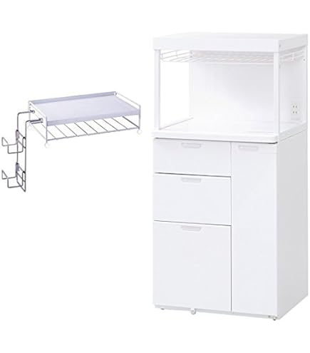 Amazon｜[エムケー精工] レンジ台 (米びつ) 米容量12kg 幅56.5cm