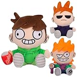 Eddsworlds ぬいぐるみ、1/3個かわいい Eddsworlds ぬいぐるみ、漫画 Eddsworlds ぬいぐるみ、かわいい Eddsworlds キャラクターぬいぐるみ、子供、ファン、家の装飾とギフト用 (3 種類)
