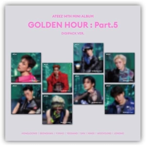 Amazon.co.jp: ATEEZ [GOLDEN HOUR : Part.5] (DIGIPACK UNIT VER