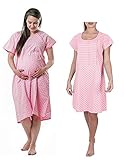 Designer病院マタニティDelivery / birthing / Laborガウン US サイズ: L カラー: ピンク