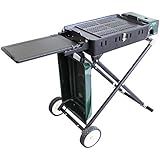 ニチネン カセットガス式バーベキューグリル クイックリー2 CBS-333グリーン幅98.6×奥行44.3×高さ73.7cm