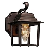 Brinks 7564D-113-1 Coach Light with Photocell Dusk to Dawn Bronze Light by Brinks [並行輸入品]