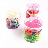 BIANHUAN ヘアゴム カラフル アクセサリー 120本 子供 髪飾り カラフル 髪留め 王冠 可愛い ヘアクリップ 子供も通用 キッズ ヘアバンド ヘアピン 子供髪飾り お祝いギフト お洒落 ァ