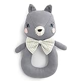 Mamas and Papas AbigailブラウンCat Ring Rattle