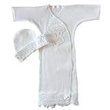 ジャッキー・の赤ちゃんの女の子美しいホワイトレースガウン カラー: ホワイト