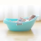 Gaoyangベビーバス新生児Can Sit Lie Baby Bath Tub子のBathサプライユニバーサル ブルー