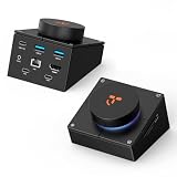 TobenONE 10-in-1 USB Cドック 4つのショートカットボタン&ボリュームノブ付き 4K@60Hz HDMI付きドッキングステーション 100W電源アダプタ 3USB/ギガビットイーサネット/オーディオ/SD MacBook/Windows/Chrome/Mac mini用