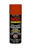 一般的なペイント&製造xop-27 x-o Rust Professional安全色ペイント1つで、プライマースプレーwith 360度スプレーTip、安全オレンジ