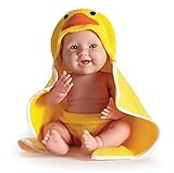 La Newborn Rubber Ducky by JC Toys - Realistic 17" Anatomically Correct Real Boy - All Vinyl Designe