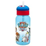 Zak 2.6インチ長X 2.6インチ幅X 6.7インチ高さPaw Patrol Water Bottle with Straw