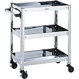 トラスコ中山 (TRUSCO) 　ＳＵＳ３０４ステンレスワゴンＷ６２０×Ｄ４２０×Ｈ８００ SUS3511A