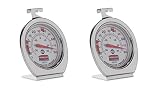 Rubbermaid Commercial冷蔵庫/冷凍庫温度計、ステンレススチール、fgr80dc 2 PACK