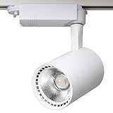 業務用 大光量 ダクトレール用 LED スポットライト ST-RL18W 150W 型 18W ビーム角 45度 フリッカーレス(スタティック点灯方式) 2年保証 (白 電球色(3000K))