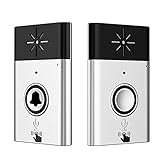 Liebeye ワイヤレス音声インターホン　ドアベル　家のセキュリティ　2.4G　シルバー