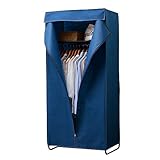 カバー付き クローゼットハンガー 幅77cm ハンガーラック ワードローブ クローゼット カバー 収納 タンス 洋タンス コートハンガー 衣類収納 棚 上棚 収納家具