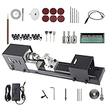 Weytoll ミニ旋盤,手作り ビーズポリッシャー機 木工工具ビーズポリッシャー機木工クラフトDIYロータリーツールユニバーサルセット