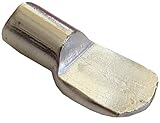 7 mm「スプーン」スタイルキャビネットシェルフサポートペグ 100 シルバー SS-Spn-7mm-PN-100