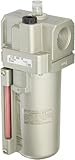 SMC AL40-N06-8Z Lubricator, Metal Bowl with Level Gauge, without Drain Cock, 135 mL Oil Capacity, 50