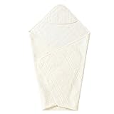 MIKIHOUSE(ミキハウスベビー)ふんわりソフトなケーブル編みニットアフガン -,白