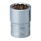 KTC(ケーテーシー) 12.7mm (1/2インチ) ソケット (十二角) B4-1-5/16W