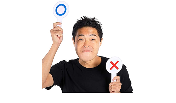 Amazon 宴会の達人 両面 プレート マルバツ まるばつ クイズ クイズ マルバツ問題 プレート おもしろ 面白い ギャグ メンズ パーティーグッズ 舞台衣装 盛り上げグッズ グッズ コスプレ 衣装 コスチューム ハロウィン イベント 文化祭 忘年会 宴会 仮装 変装 S