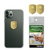 HD-TECH 電磁波カット 5G対応 遮断 電磁波防止シール スマホ ステッカー 携帯電話 家電 (盾形２枚入り)