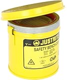 Justrite 10171 1クォートのベンチCAN-イエロー