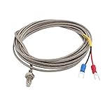 uxcell　熱電対　6mmネジ径　タイプコネクタ　Kタイプ　3M　1個入り