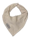 Silly Billyz Organic Cotton Bandana Bib, Snow, 0-2 Yrs by Silly Billyz